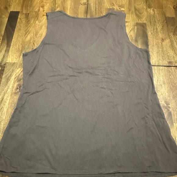 Ana brown embroidered tank top - Picture 3 of 3